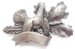 Odznak tetrov, dub, stuha