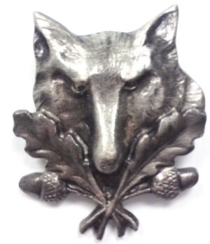 Odznak  hlava líšky, dub