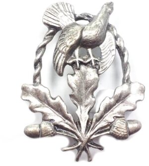 Odznak  tetrov, kruh, žalude