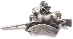 Odznak  puška, jelenček, stuha