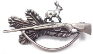 Odznak  puška, zajačik, úlomok