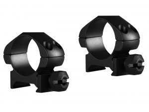 Precision Steel Ring Mounts Weaver (2pcs /1" Low, With Nut)