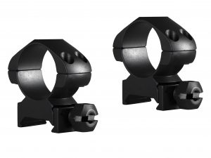 Precision Steel Ring Mounts Weaver (2pcs /1" Medium, With Nut)