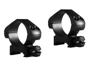 Precision Steel Ring Mounts Weaver (2pcs /30mm Medium, With Nut)