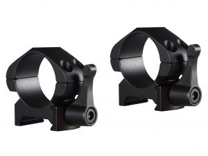 Precision Steel Ring Mounts Weaver (2pcs /1" Low, With Lever)