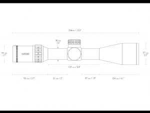 HAWKE Frontier 30 FFP 3-15x50 SF IR (FFP Mil Pro 15x)