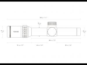 HAWKE Frontier 30 FFP 3-15x50 SF IR (FFP Mil Pro 15x)