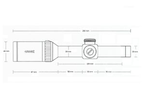 HAWKE Endurance 30 WA IR 1-4x24 (L4A Dot)