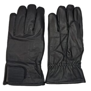 Rukavice (190) strelecké celokožené – XL (Black)