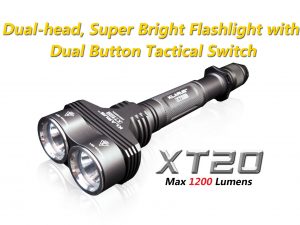 KLARUS Svietidlo XT20 (2000lm) + 18650BAT-26.