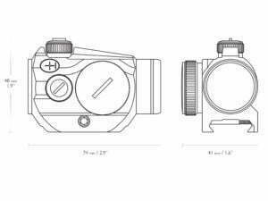 HAWKE Vantage RD 1x20 - Weaver (3MOA Dot)