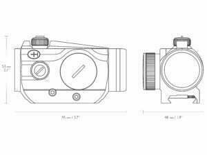 HAWKE Vantage RD 1x25 - Weaver (3MOA Dot)