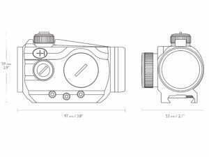 HAWKE Vantage RD 1x30 - Weaver (3MOA Dot)