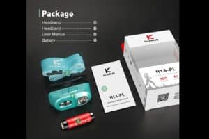 KLARUS Čelovka H1A-PL Ružová (350lm) + 14GT-80UR batéria.