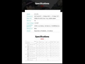 KLARUS Čelovka H1A-PL Ružová (350lm) + 14GT-80UR batéria.