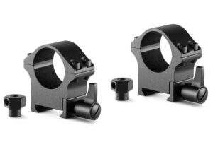 HAWKE Professional Steel Weaver (1"/ 2pcs Medium, With Nut + Lever) Ring Mounts