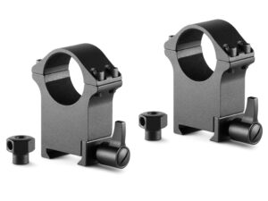 HAWKE Professional Steel Weaver (1"/ 2pcs Extra High, With Nut + Lever) Ring Mounts