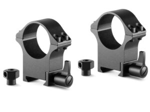 HAWKE Professional Steel Weaver (30mm/ 2pcs High, With Nut + Lever) Ring Mounts