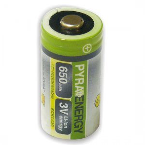Batéria RCR123A 3V 650mAh